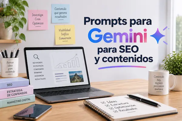 Prompts para Gemini para SEO y contenidos