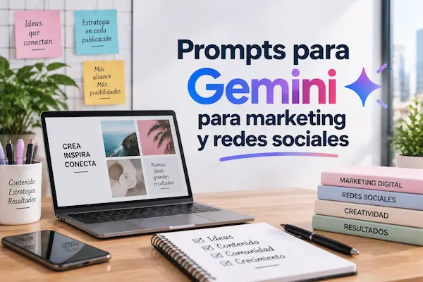 Prompts para Gemini para marketing y redes sociales