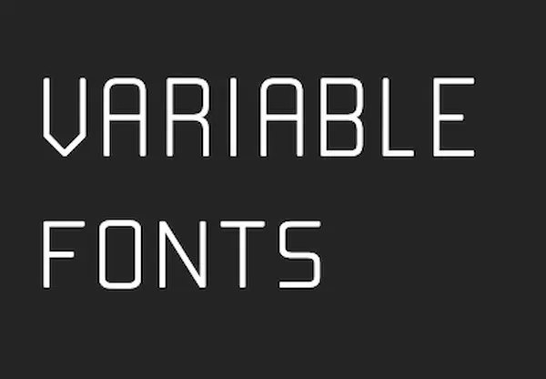 30. Tipografía variable